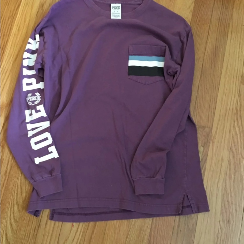 Pink long sleeve shirt